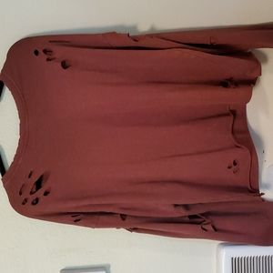 🌺 *3 FOR $15* 🌺 Custom No Boundaries destructed sweatshirt